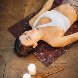 wellness, yoga, relaxing, woman